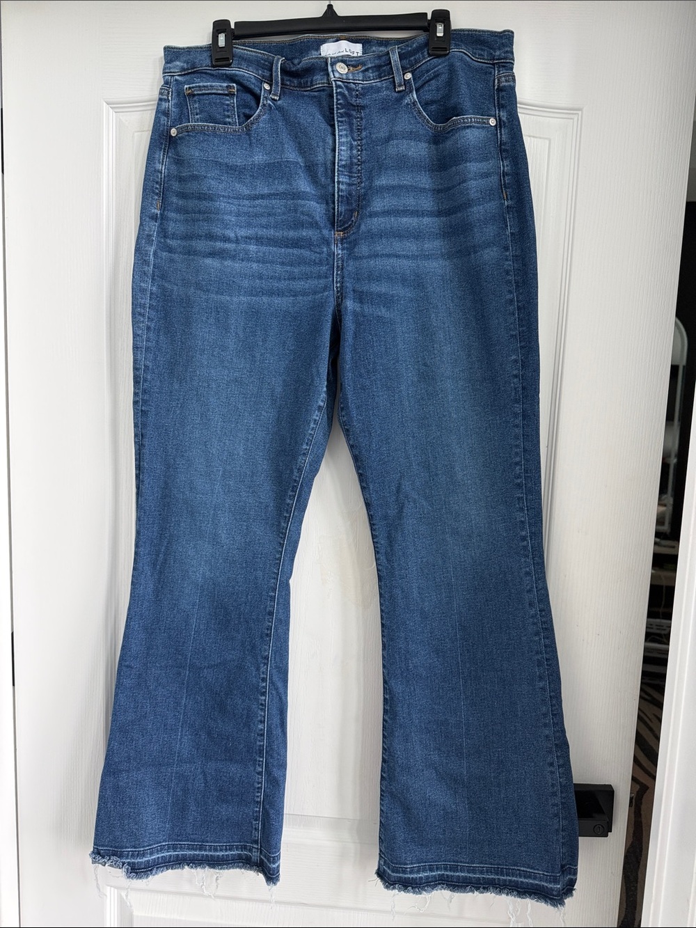 LOFT Medium Blue Slim Flare Jeans